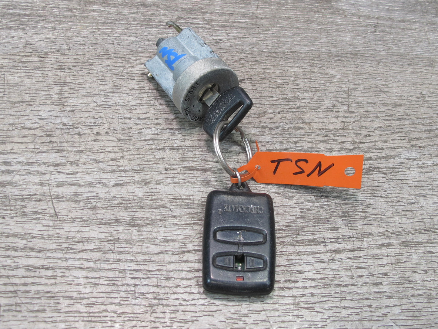 89-92 Toyota Supra MK3 Ignition Door Trunk Glove Lock Cylinder KEY Set OEM