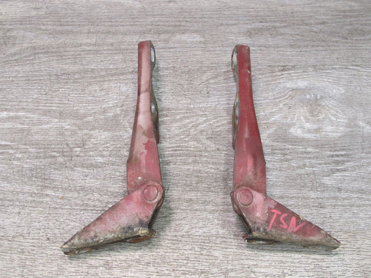 86-92 Toyota Supra MA70L Set of 2 Front Left & Right Hood Hinge RED Pearl OEM