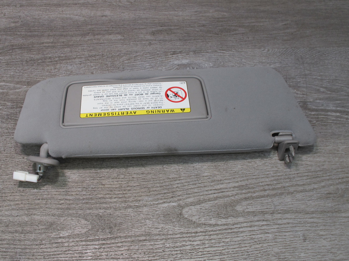 01-05 Lexus GS300 GS430 Set of 2 Front Left & Right Sun Visor Shade Gray OEM