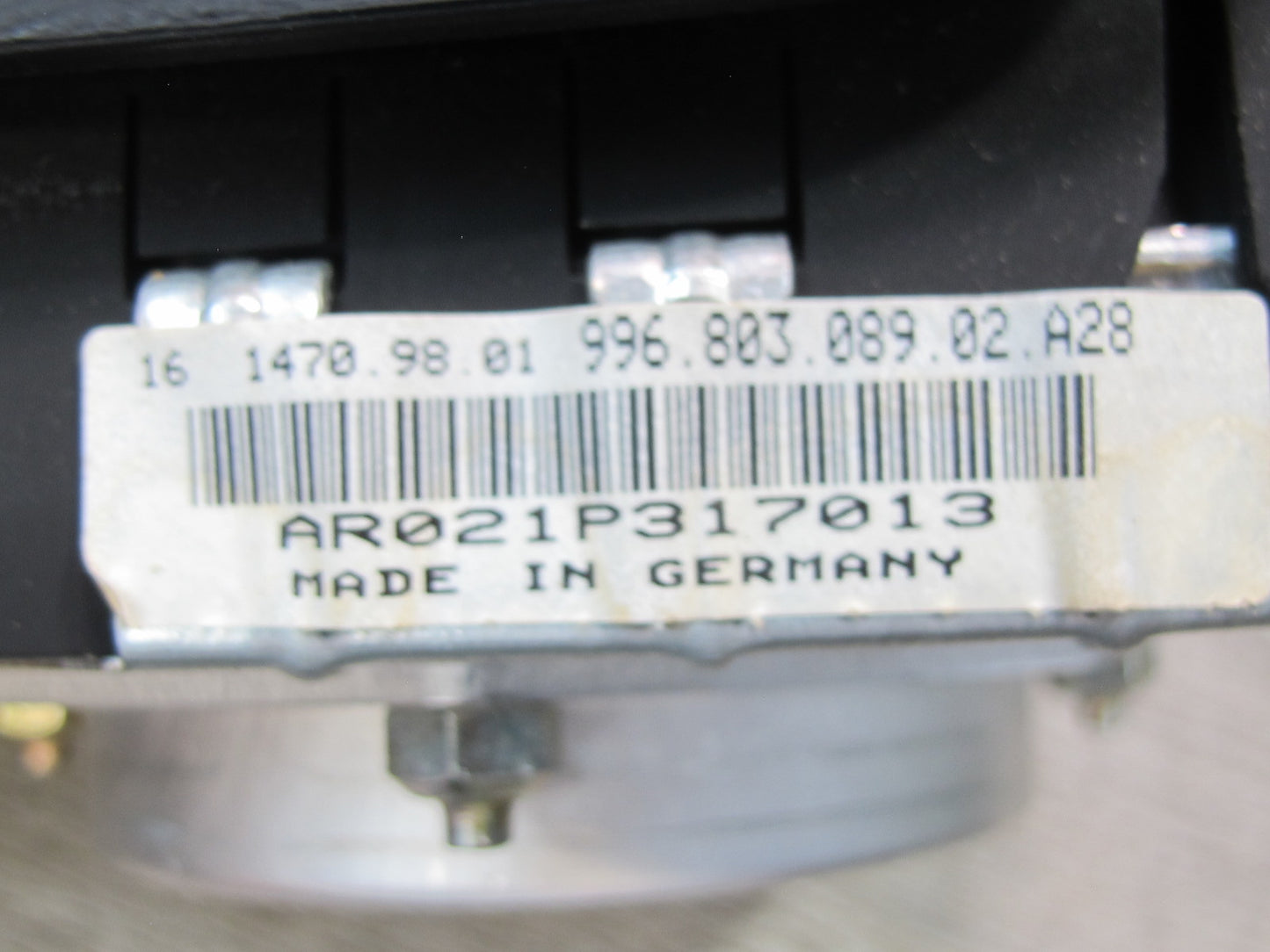 99-04 PORSCHE BOXSTER 986 FRONT LEFT DRIVER SIDE STEERING WHEEL SRS AIRBAG OEM
