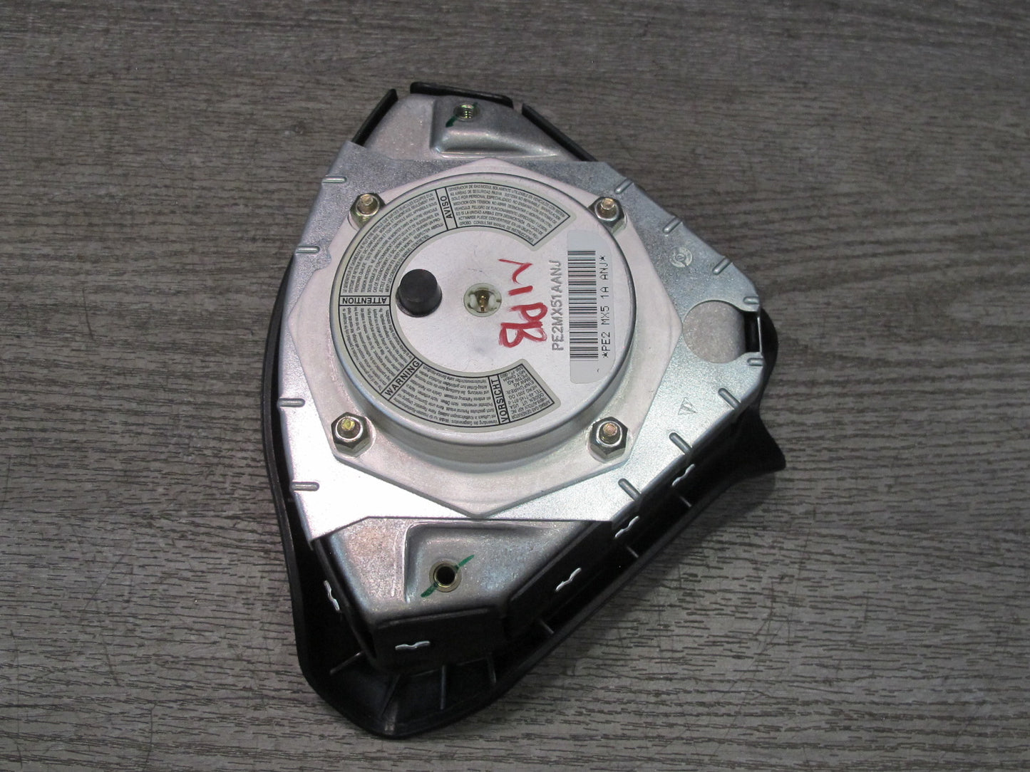 99-04 PORSCHE BOXSTER 986 FRONT LEFT DRIVER SIDE STEERING WHEEL SRS AIRBAG OEM