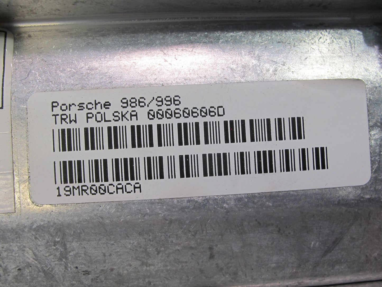 97-04 PORSCHE BOXSTER 986 FRONT RIGHT PASSENGER SIDE DASH SRS AIRBAG 99680307107 OEM
