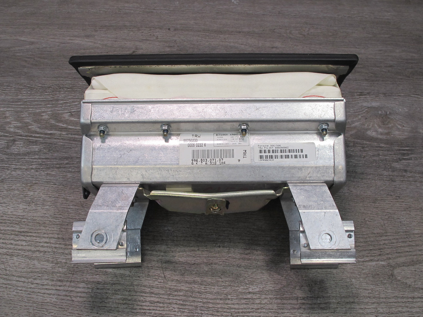 97-04 PORSCHE BOXSTER 986 FRONT RIGHT PASSENGER SIDE DASH SRS AIRBAG 99680307107 OEM