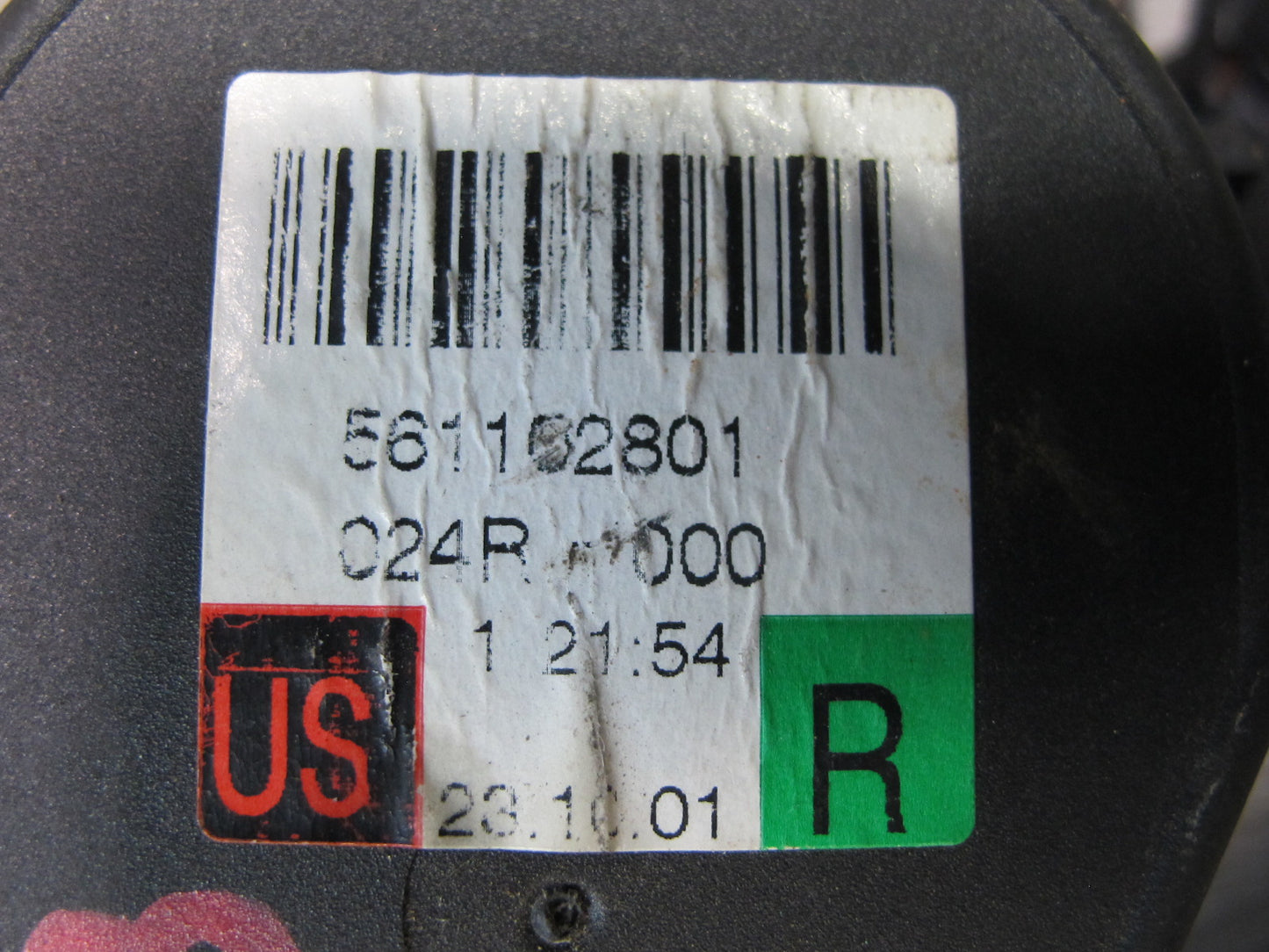 02-04 PORSCHE BOXSTER 986 FRONT LEFT & RIGHT SIDE SEATBELT RETRACTOR SET OEM