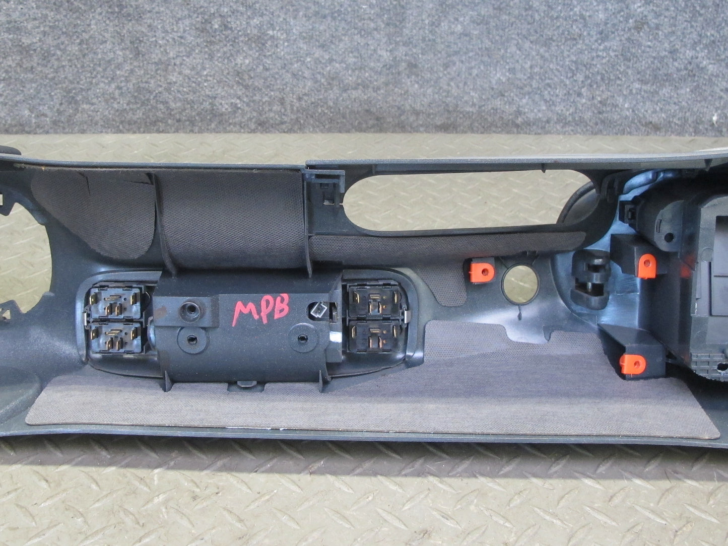 2000-2004 Porsche Boxster 986 Center Console Trim Cover Panel W/ Armrest