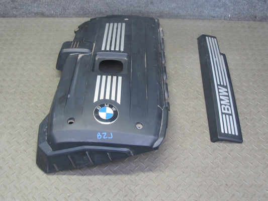 06-08 BMW E86 E85 Z4 3.0L N52 Set of 2 Engine Motor Trim Cover Panel 7575032 OEM