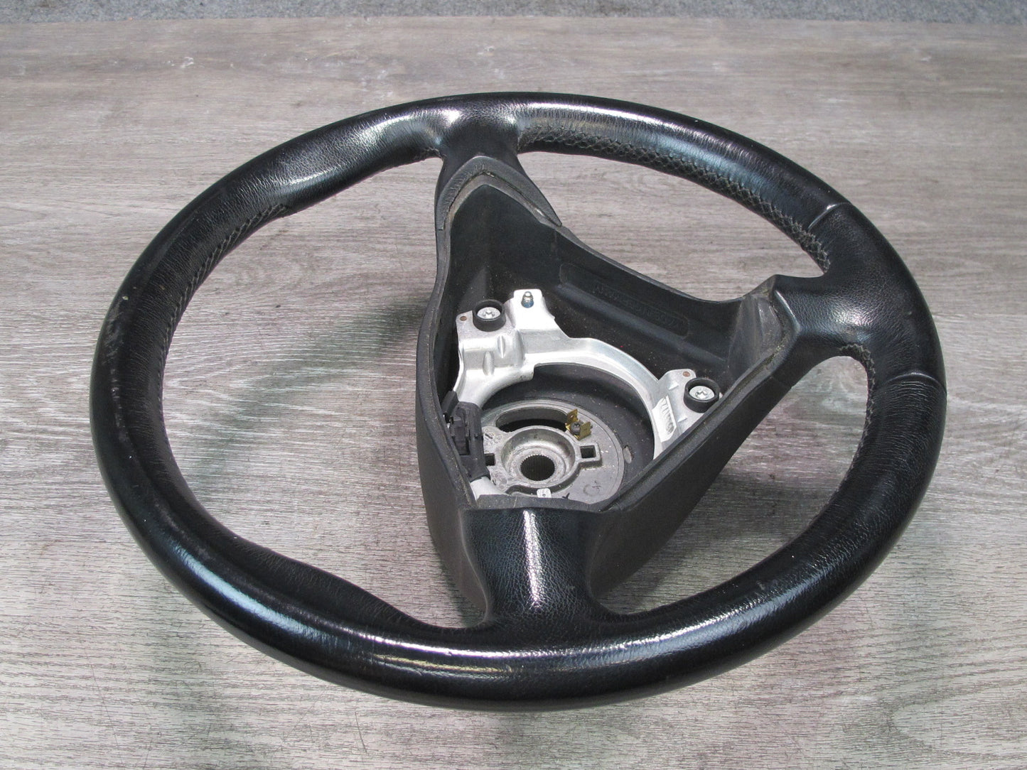 2000-2004 Porsche Boxster 986 M/T 3-SPOKE Driver Steering Leather Black