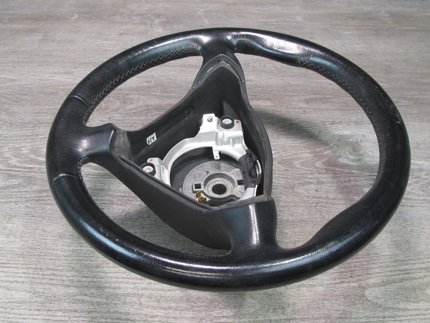 2000-2004 Porsche Boxster 986 M/T 3-SPOKE Driver Steering Leather Black