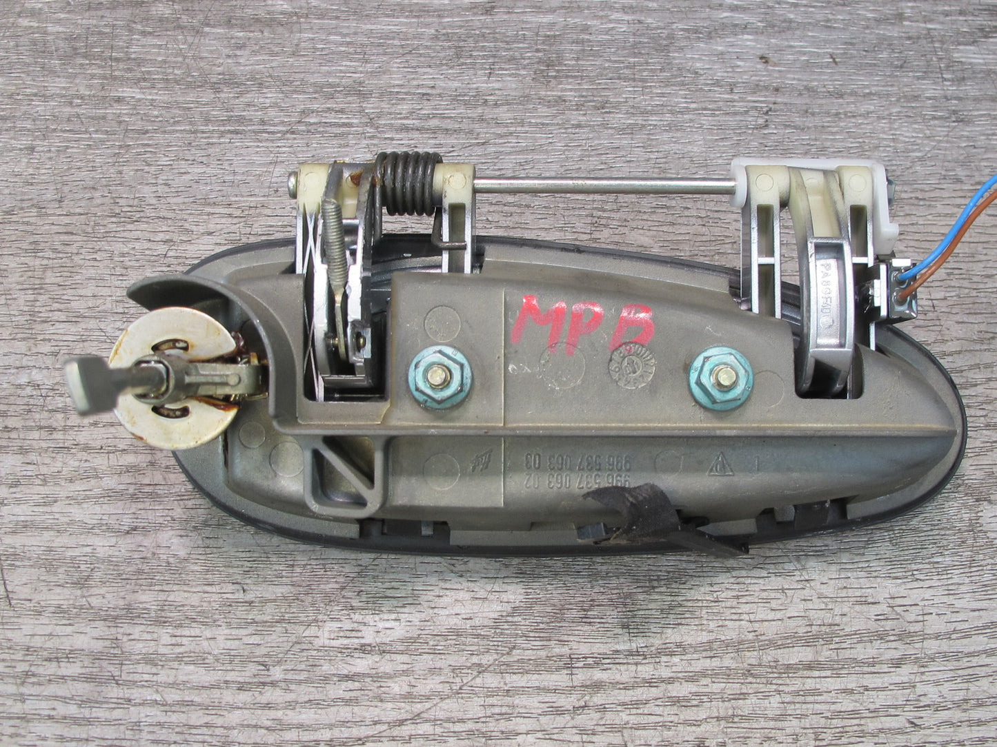 2002 Porsche Boxster 986 M96.22 M/T Engine ECU Immo Ignition Lock Handle Set