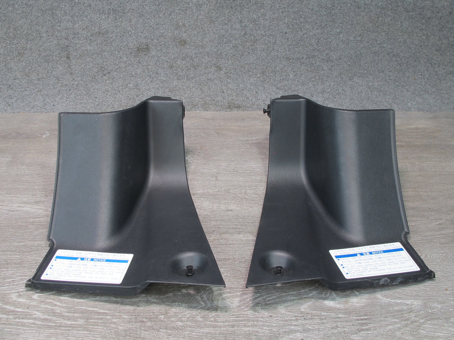 00-05 Toyota MR2 Spyder ZZW30L Set of 2 Rear Separator Board Trim Panel OEM