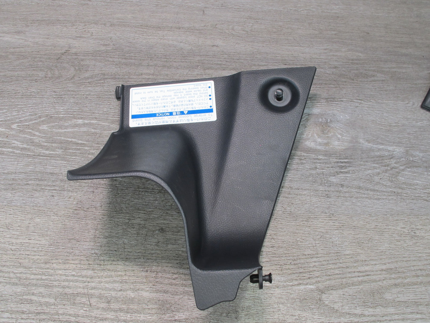 00-05 Toyota MR2 Spyder ZZW30L Set of 2 Rear Separator Board Trim Panel OEM