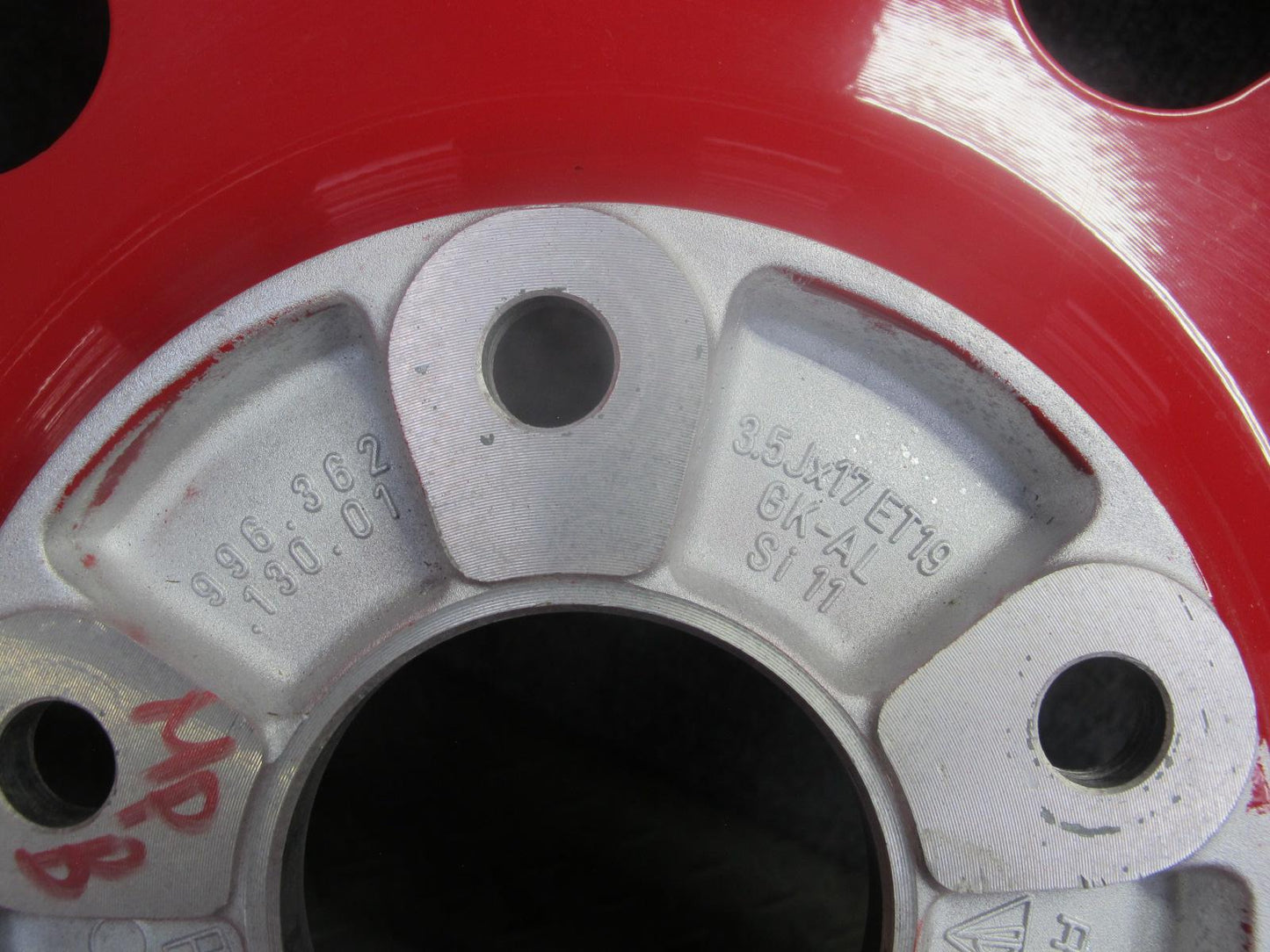 97-04 Porsche Boxster 986 Emergency Spare Tire Wheel 17x3.5 ET19 Conti 105/95