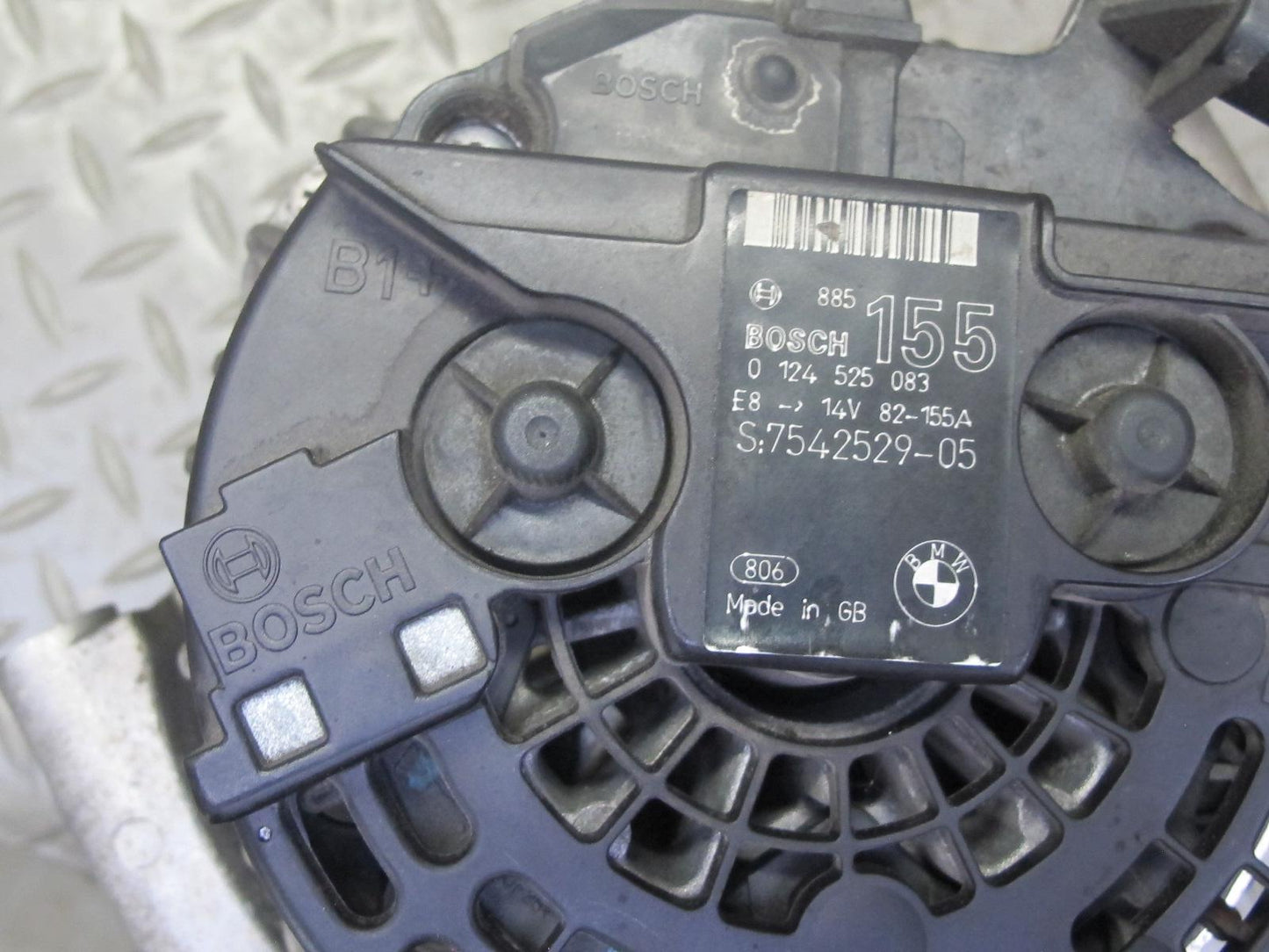 06-08 BMW E86 E85 Z4 N52 3.0L 155AMP Engine Alternator Generator 68K 7542529 OEM