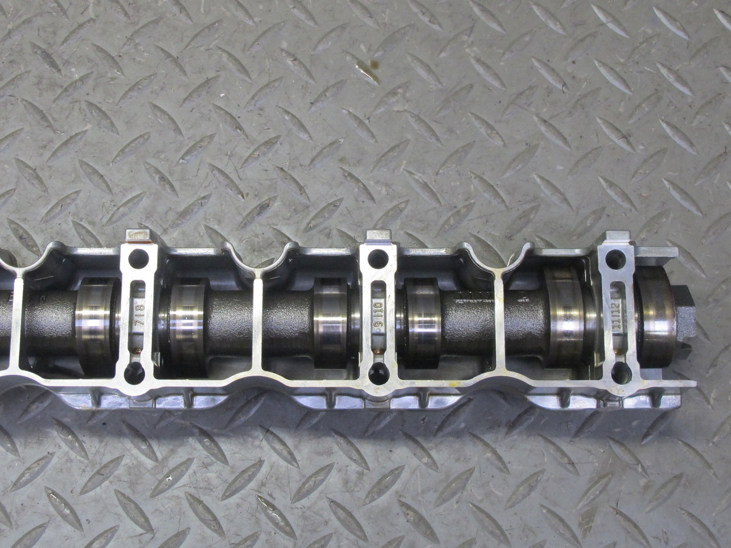 06-08 BMW E85 Z4 3.0L N52 Exhaust Camshaft w Bearing Shelf Tray 68K Miles OEM