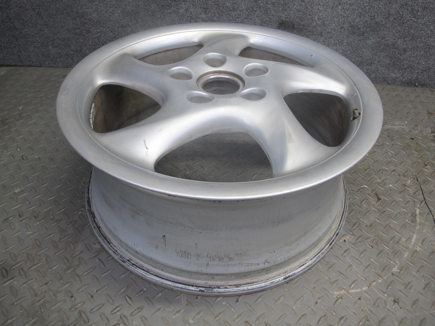 99-05 Porsche 911 Carrera 996 Factory R18" Alloy 5 Spoke Wheel Rim 18X7.5J ET50