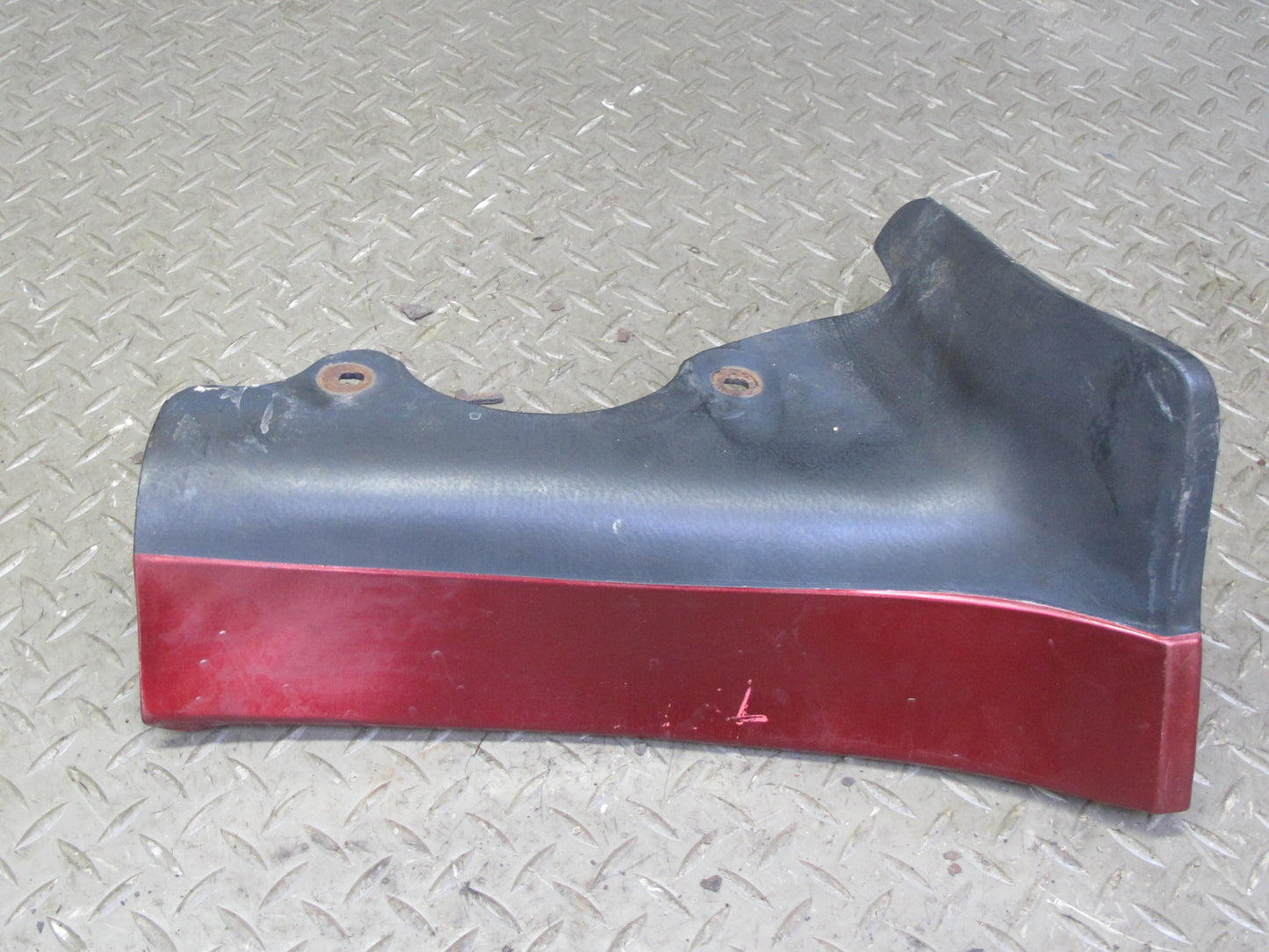 86-92 Toyota Supra MK3 Front Left & Right MUD Flap Guard Set RED Pearl OEM