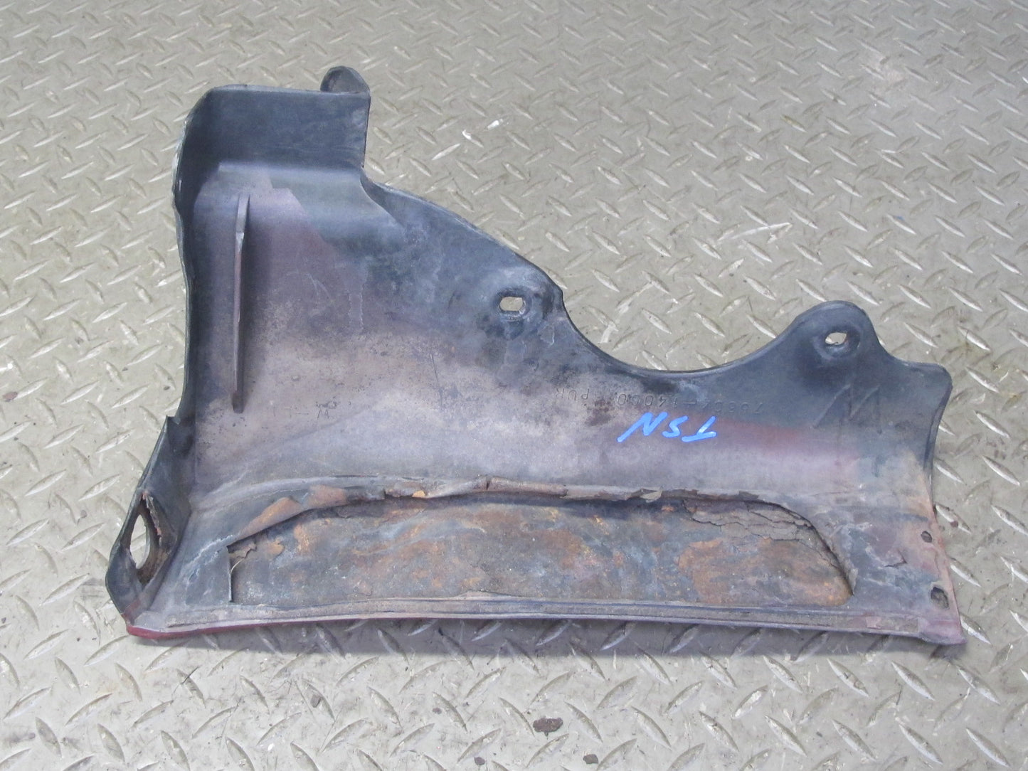 86-92 Toyota Supra MK3 Front Left & Right MUD Flap Guard Set RED Pearl OEM
