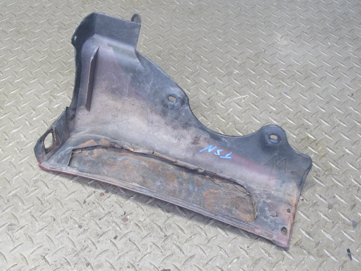 86-92 Toyota Supra MK3 Front Left & Right MUD Flap Guard Set RED Pearl OEM