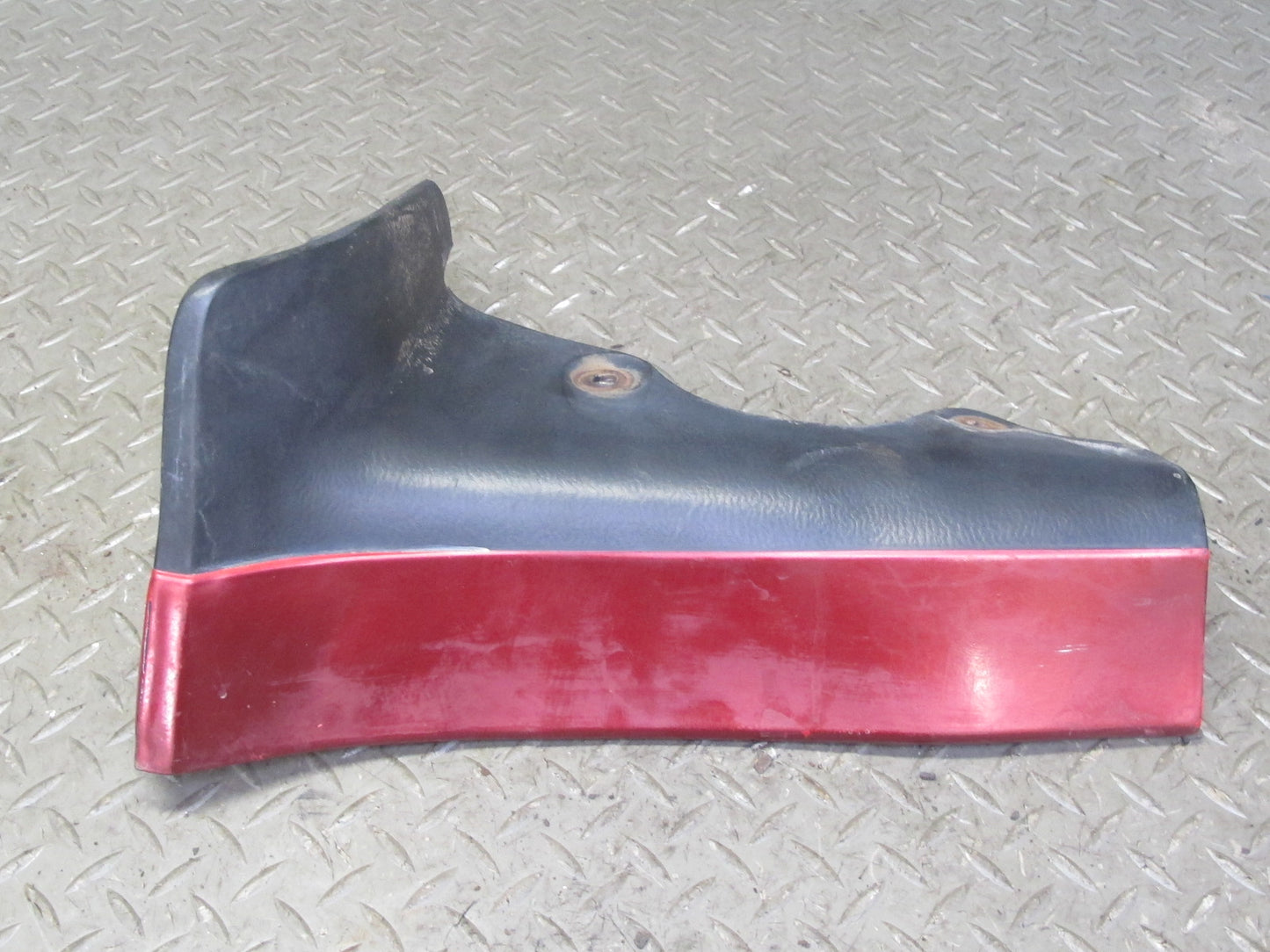 86-92 Toyota Supra MK3 Front Left & Right MUD Flap Guard Set RED Pearl OEM