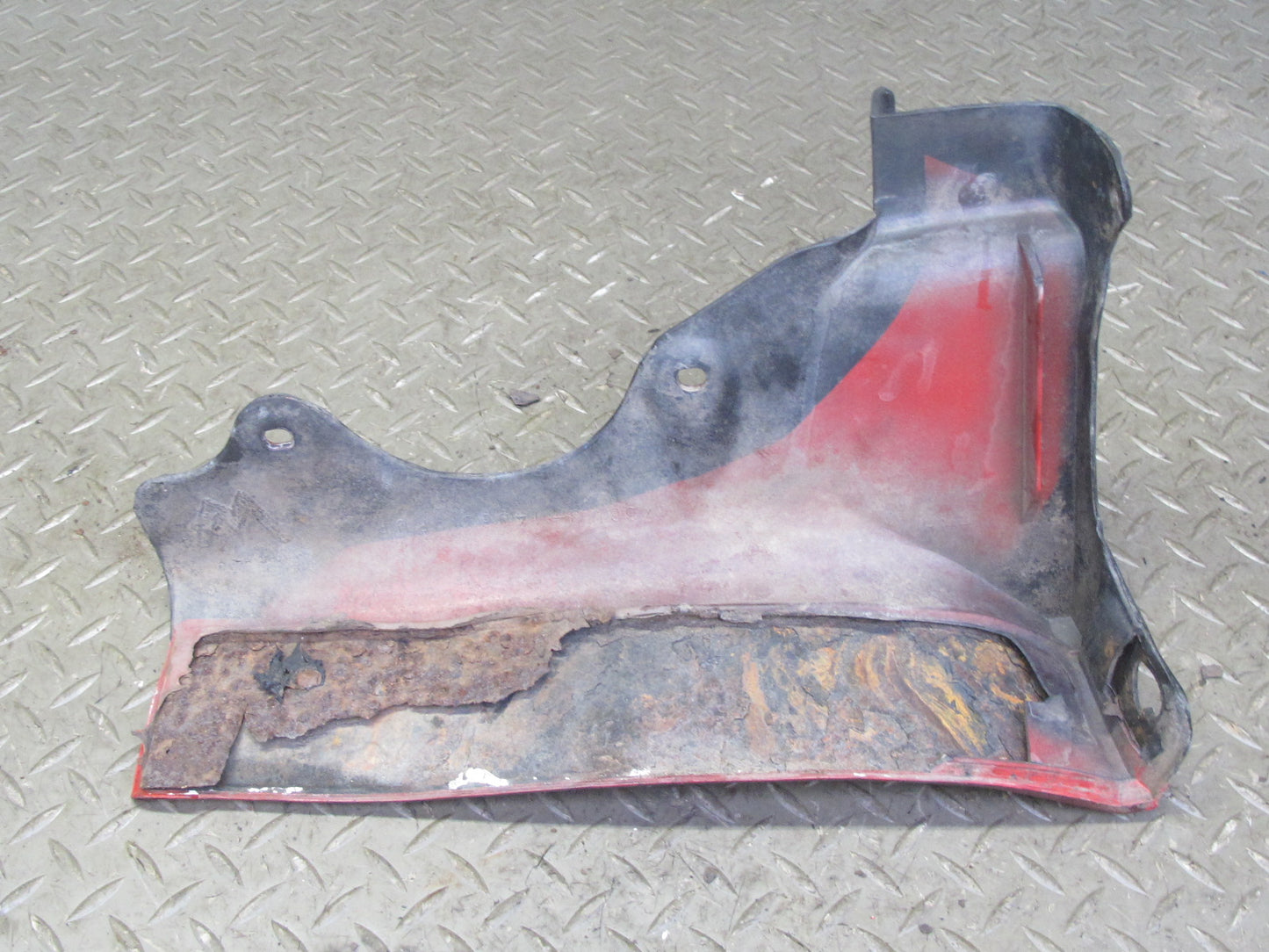 86-92 Toyota Supra MK3 Front Left & Right MUD Flap Guard Set RED Pearl OEM