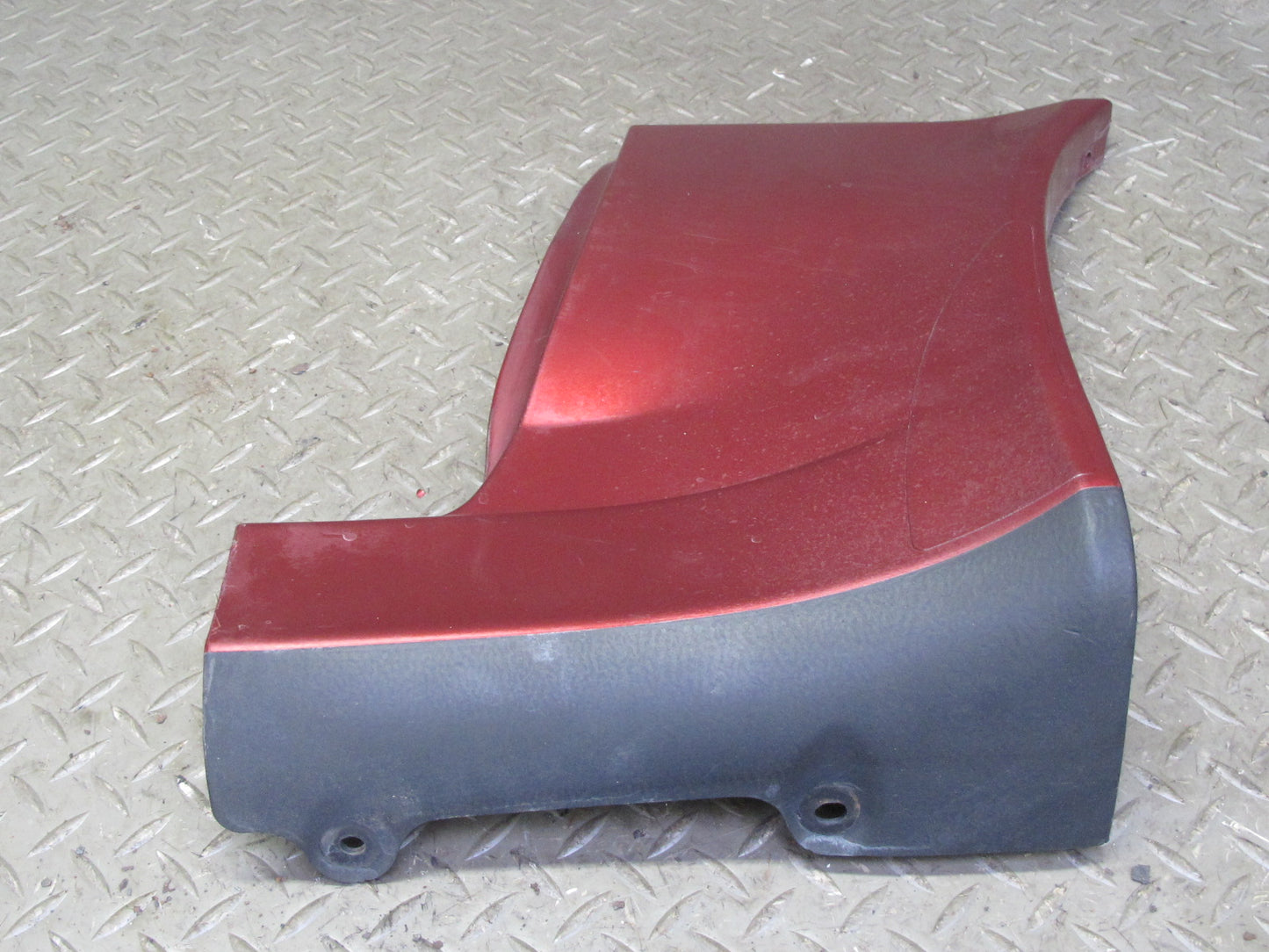 86-92 Toyota Supra MA70L Rear Left Lower Quarter Molding Medium RED Pearl OEM
