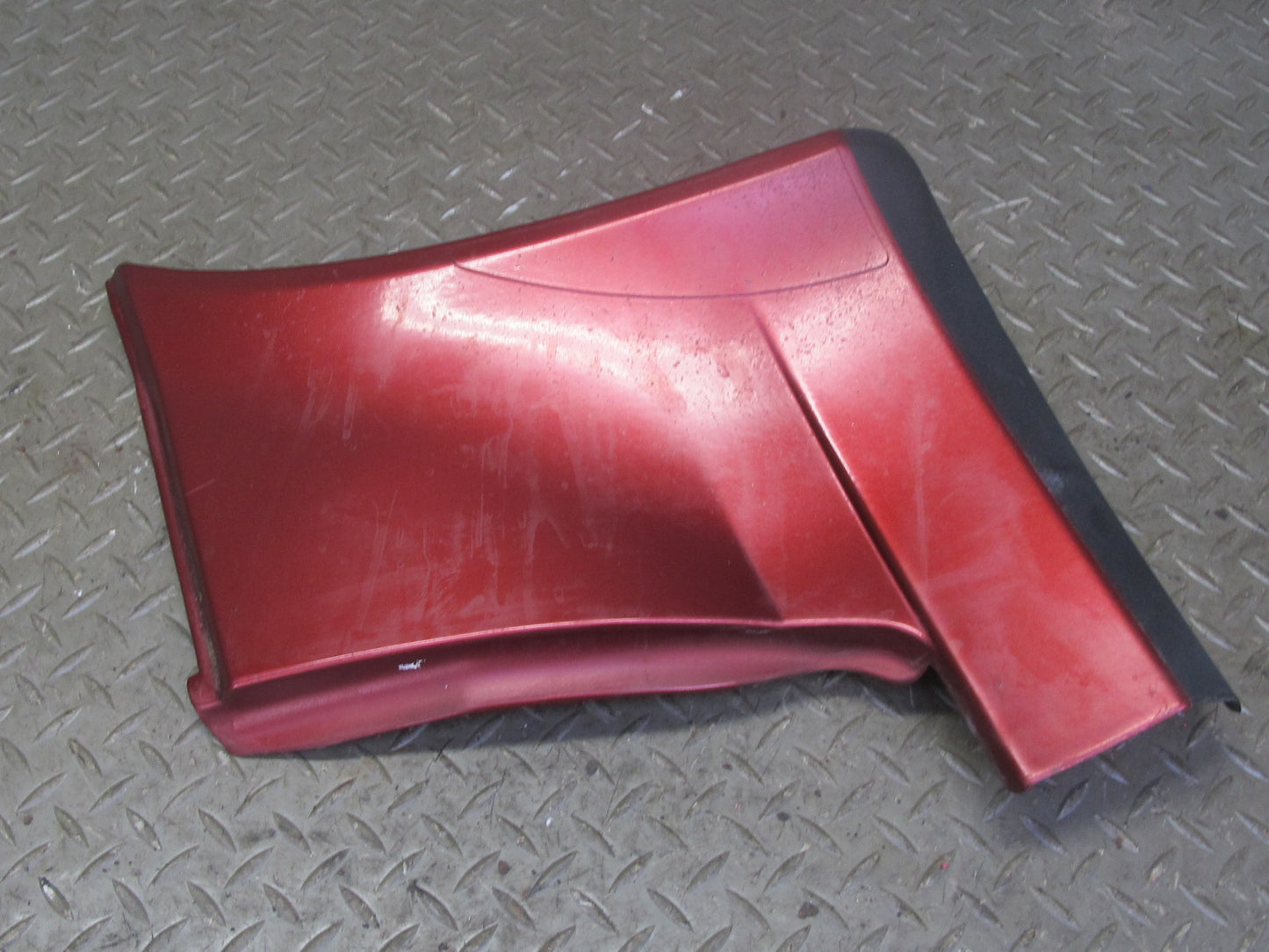 86-92 Toyota Supra MA70L Rear Left Lower Quarter Molding Medium RED Pearl OEM