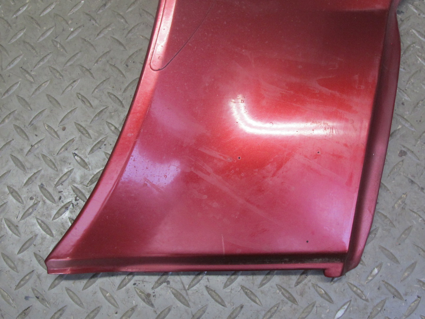 86-92 Toyota Supra MA70L Rear Left Lower Quarter Molding Medium RED Pearl OEM