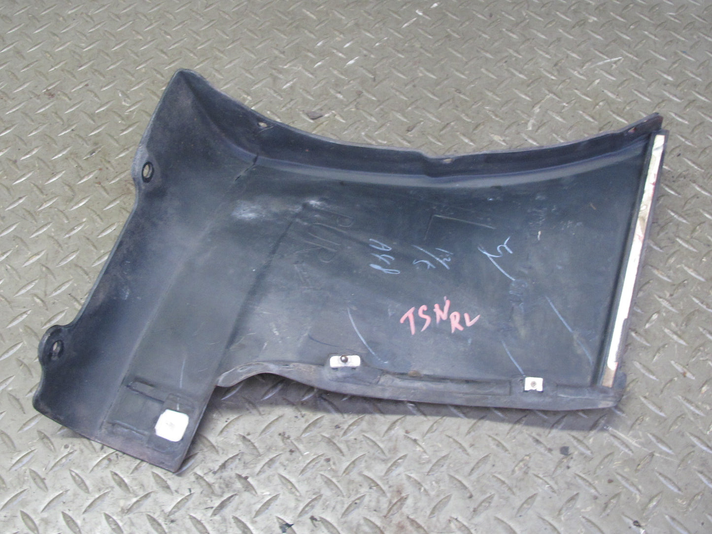 86-92 Toyota Supra MA70L Rear Left Lower Quarter Molding Medium RED Pearl OEM