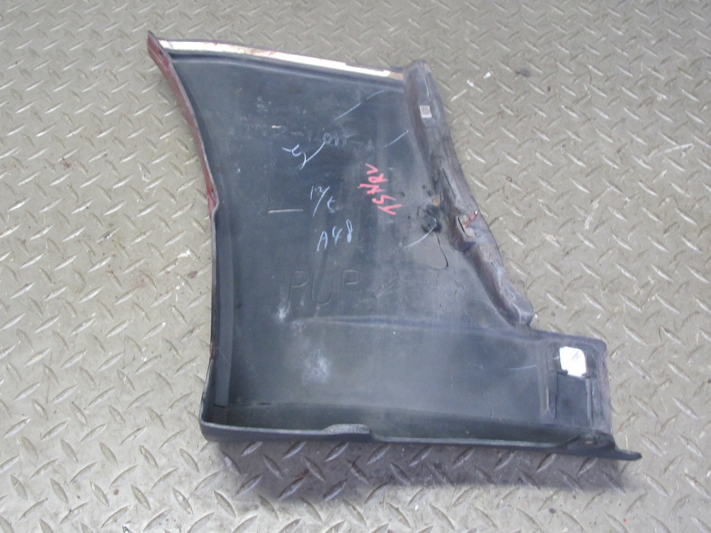 86-92 Toyota Supra MA70L Rear Left Lower Quarter Molding Medium RED Pearl OEM