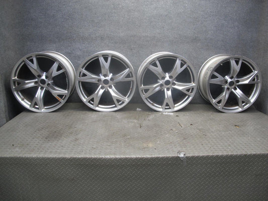 09-12 Nissan 370Z Set of 4 Factory R19 19" Wheel Rim 19x9J ET47 19x10J ET30 OEM
