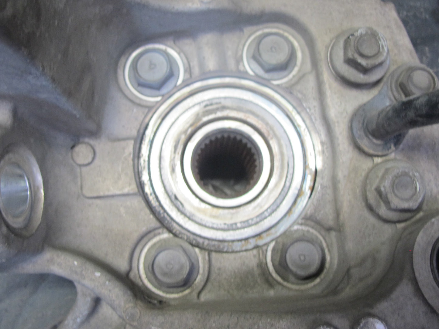 03-09 Nissan 350Z Z33 Rear Right Spindle Knuckle Wheel Hub Bearing 51K Miles OEM