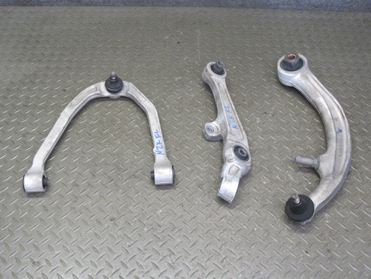 05-09 Nissan 350Z Z33 Set of 3 Front Left Upper & Lower Control Arm 51K OEM