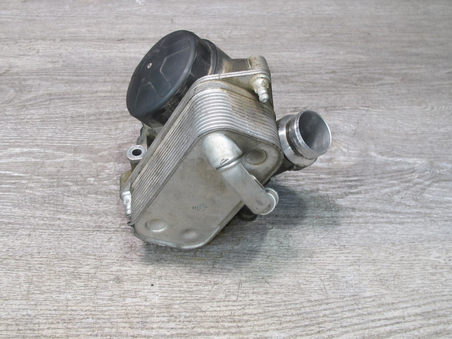 06-08 BMW E86 E85 Z4 3.0L N52 Engine Oil Filter Housing w Heat Exchanger 68K OEM