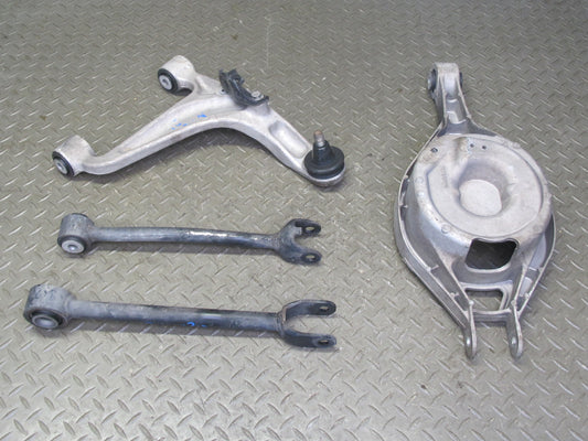 07-09 Nissan 350Z Z33 Convert Set of 4 Rear Left Suspension Control Arm 51K OEM