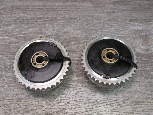 06-08 BMW E86 E85 N52 3.0 Set of 2 Intake Exhaust Camshaft Adjuster Sprocket OEM