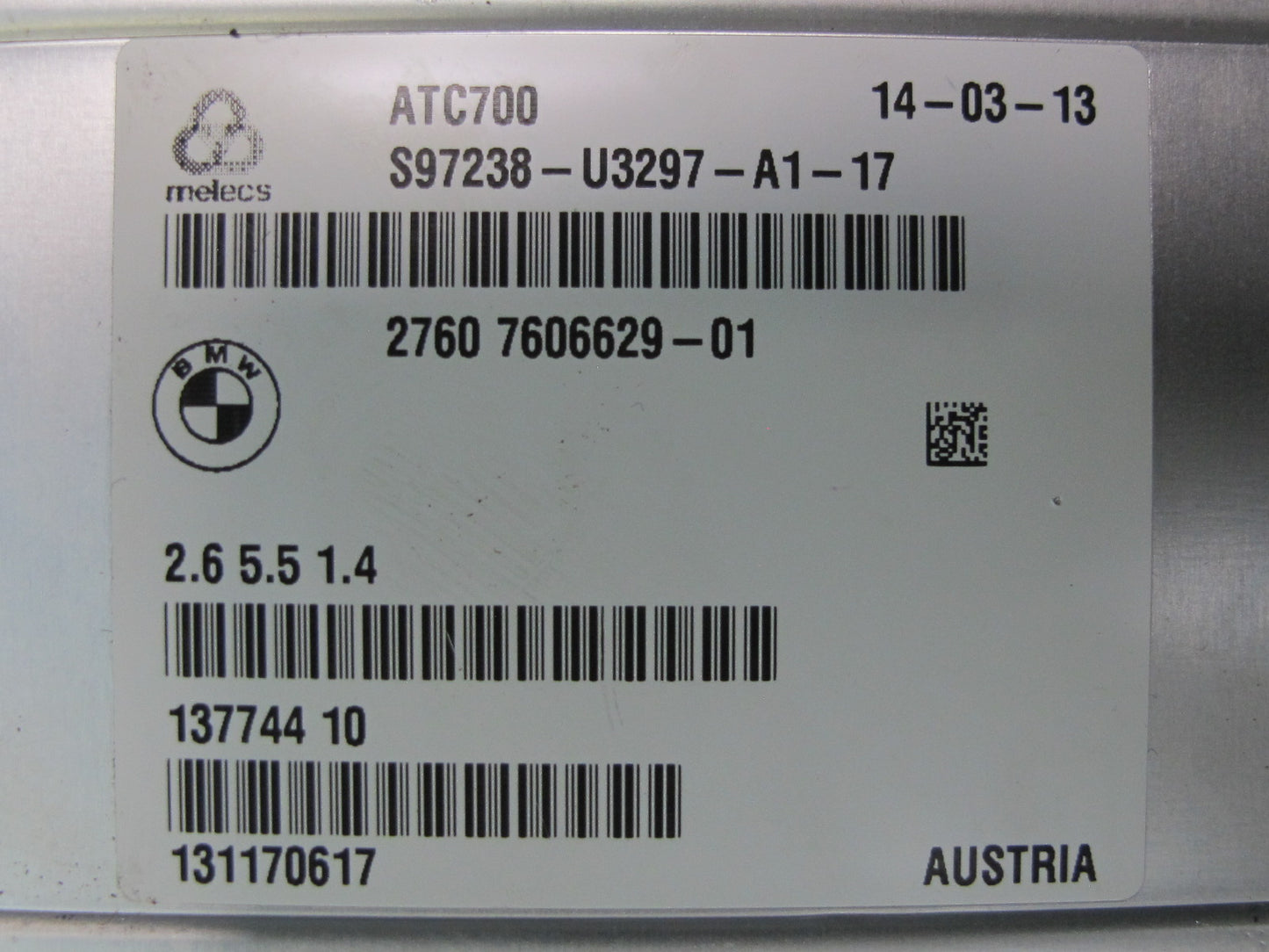 2007-2013 BMW E70 E71 E72 ATC700 X6M Transfer Case Box Control Module 7606629