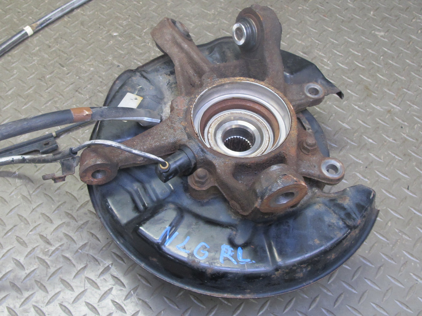 98-05 Lexus GS430 GS300 Rear Left Spindle Knuckle Wheel Hub Bearing 83K Mile OEM