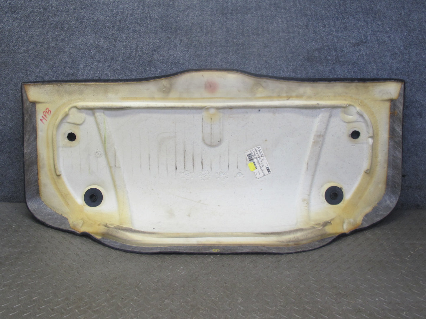 99-02 Porsche Boxster 986 Rear Upper Engine Compartment Panel Carpet Cover Set