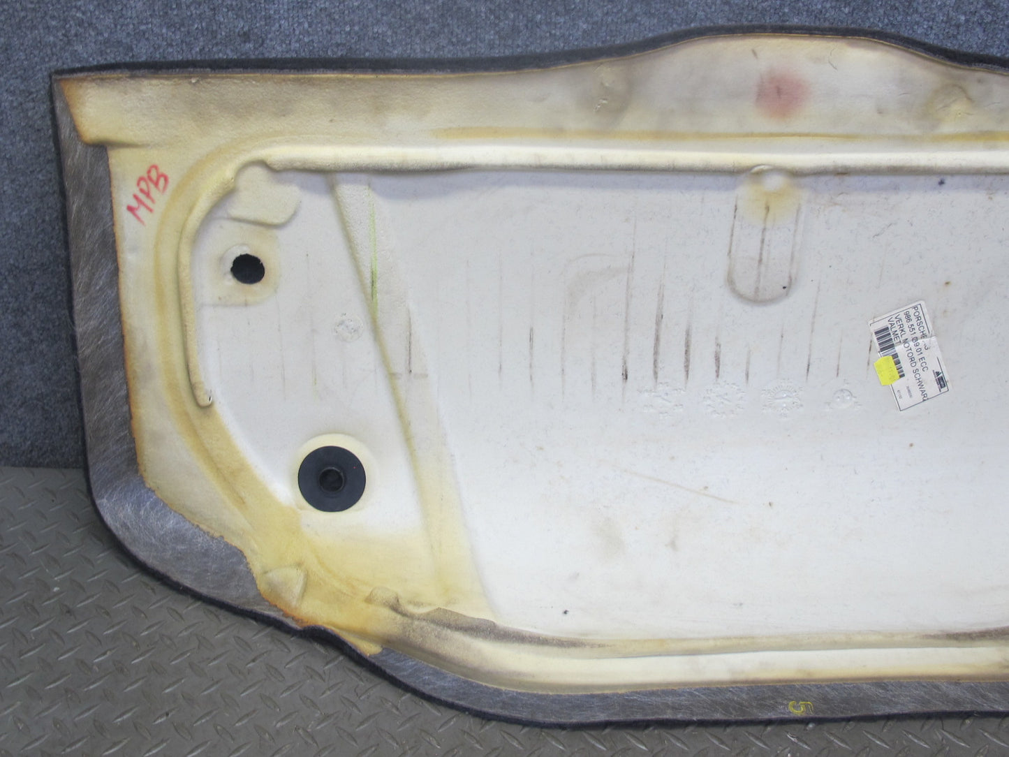 99-02 Porsche Boxster 986 Rear Upper Engine Compartment Panel Carpet Cover Set