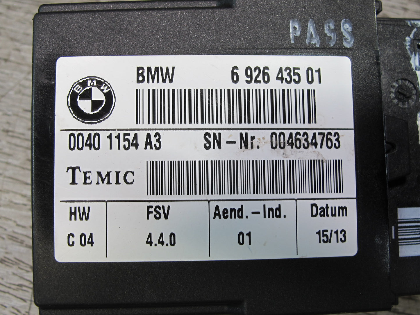 2008-2014 BMW E71 E72 X6 X6M Front Left & Right Heated Seat Control Module Set