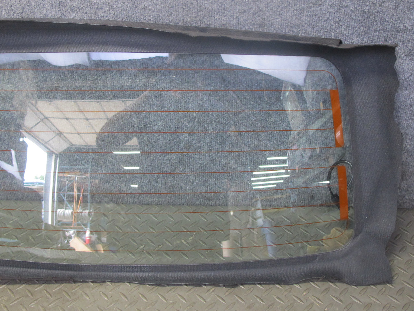 00-05 Toyota MR2 Spyder ZZW30L Soft TOP Roof Rear Heated Glass Window OEM