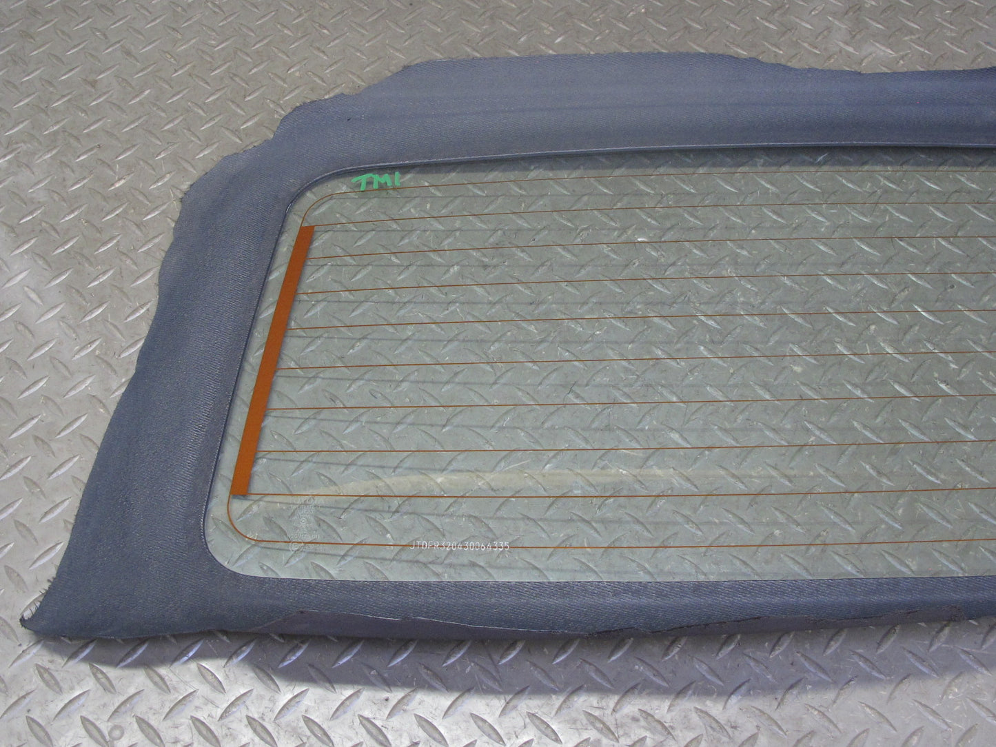 00-05 Toyota MR2 Spyder ZZW30L Soft TOP Roof Rear Heated Glass Window OEM