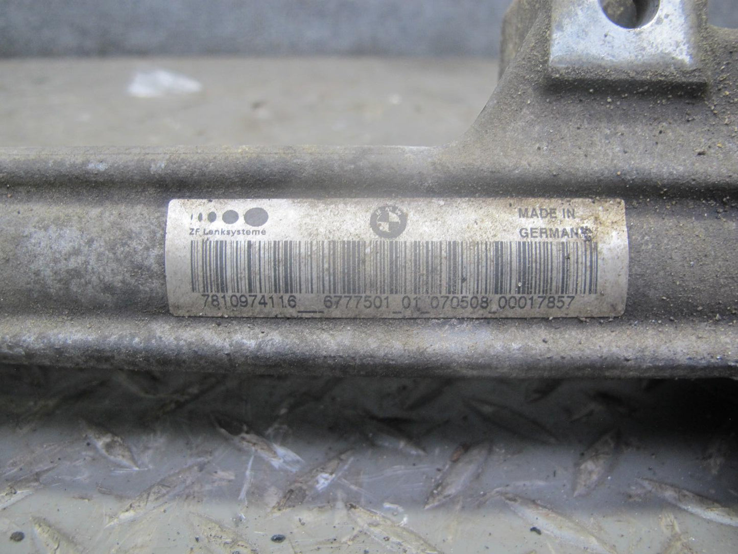 03-08 BMW E86 E85 Z4 Power Steering Rack & Pinion 68K Miles OEM