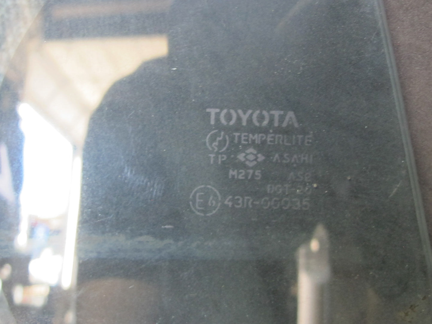 86-92 Toyota Supra MA70L MK3 Right Passenger Door Glass Window OEM