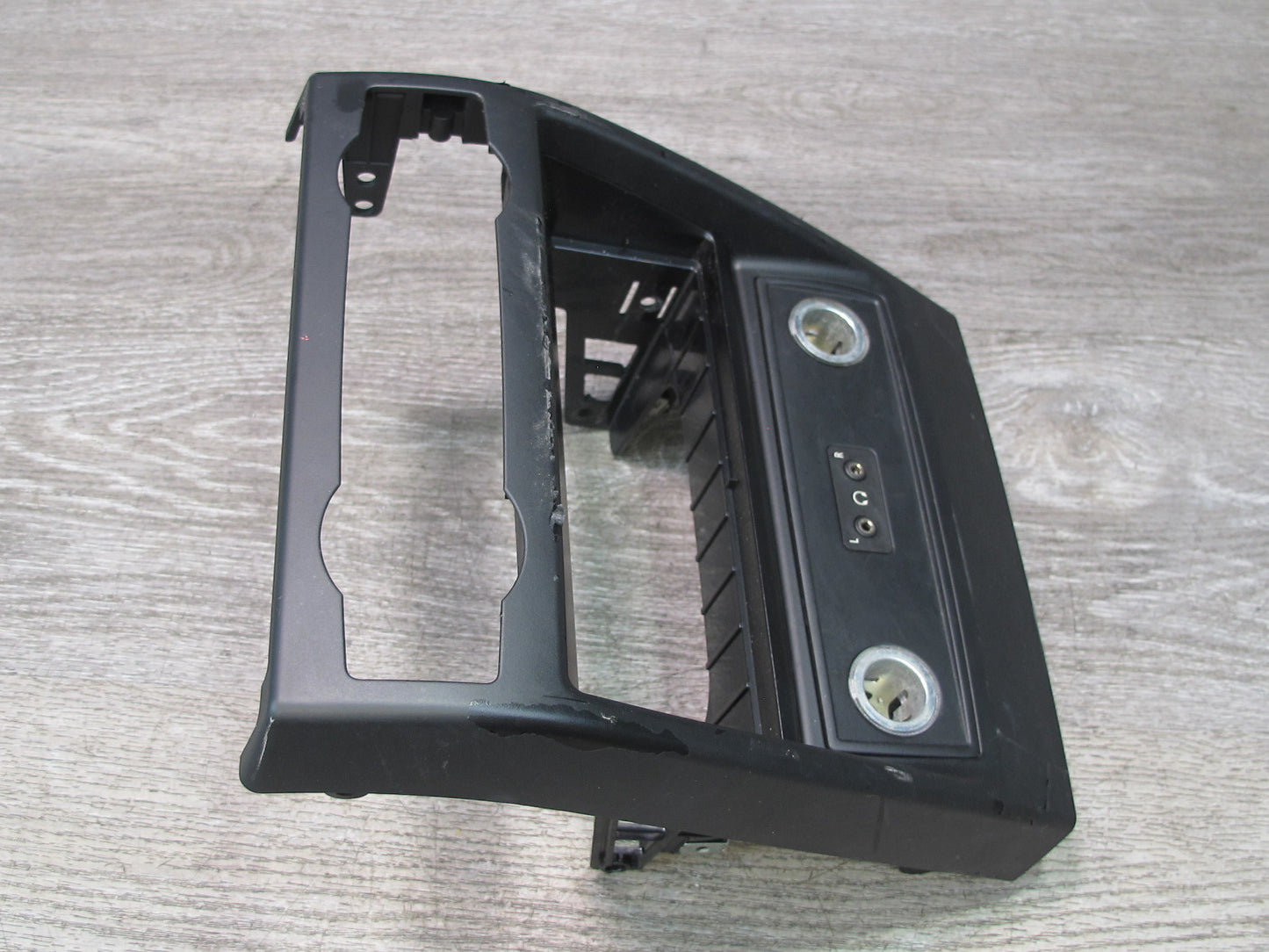 2008-2014 BMW X6 E71 E72 Rear Center Console Trim Panel Power Outlet Headphones