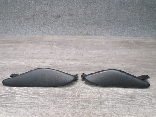 2010-2014 BMW E71 X6 X6M Center Console Leather Knee Trim Pad Set of 2