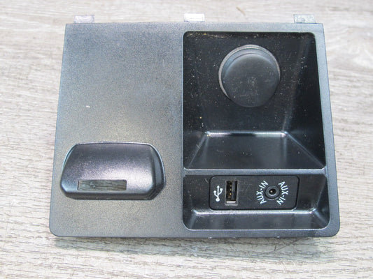 2008-2014 BMW E71 E72 X6 X6M Center Console Power Outlet AUX USB Port Panel