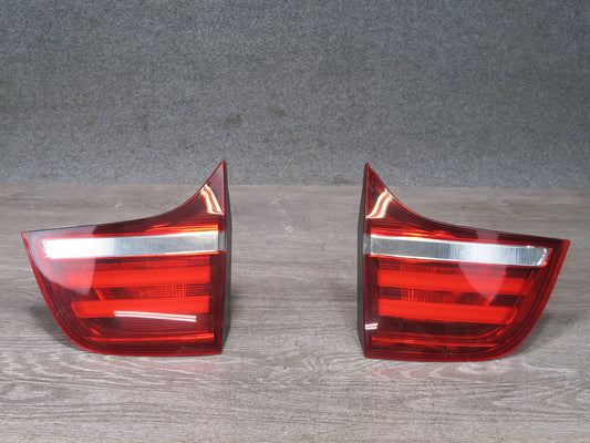 2013-2014 BMW E71 E72 X6 X6M Rear Left & Right Inner Trunk Tail Light Lamp Set