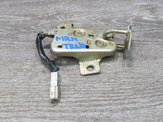 88-91 Mazda RX7 Convertible Rear Trunk Lid Lock Latch Actuator Striker Set OEM