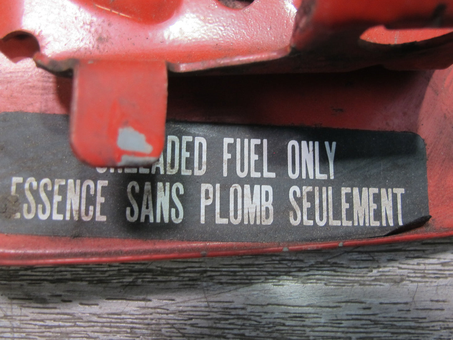 86-91 Mazda RX7 FC3S Fuel Tank Filler Door Lid Cover Panel Sunrise RED OEM